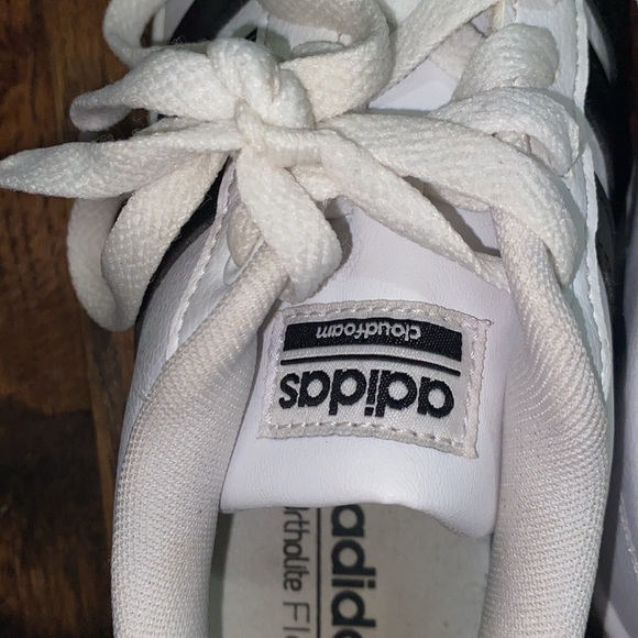 ADIDAS CLOUDFOAM Ortholite Float •women size 7.5 US•6 UK•39 1/2 FR•white/black• - Picture 4 of 4